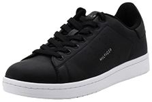 Tommy Hilfiger Men's Liston Sneaker, Black/White, 11