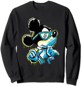 Disney Mickey Mouse Icy Cool Paint Drip Sweatshirt