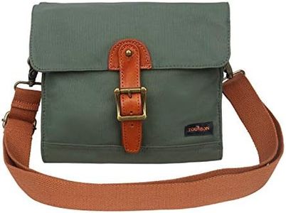 TOURBON Canvas Cycling Bike Handlebar Bag Bicycle Saddlebags Shoulder Messenger Storage