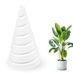 Large Fibonacci Coil Winding Jig for Electroculture Gardening, Electroculture Copper Gardening Antenna Making Tool, Copper Coil Winding Jig Garden Tools for Electro Culture Gardening Plant (White)
