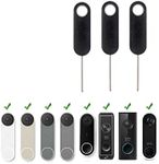 Rook Accessories Doorbell Pin Key Security Release Removal Tool Compatible with Nest Video Doorbell, Arlo and Eufy (All Models) 3 Pack