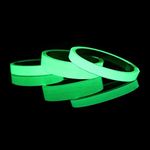 30 ft x 0.6 inch Glow in The Dark Tape High Bright Luminous Tape Sticker Photoluminescent Emergency Roll Safety Egress Markers Stairs, Walls, Steps, Exit Sign (30 ft x 0.6 inch)