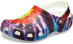 Crocs Unisex Adult Classic Tie Dye Graphic Clog, US Multi, US M10W12