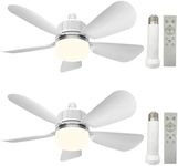 QiyuanLS 2Pack Socket Fan Light Wit