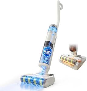 Roomba Electro 5in1 Disinfecting Hard Floor Cleaner, Kills 99.99% Germs & Bacteria, Vacuum, Mop & Sanitize in One Pass, Cordless, Non-Toxic, Self-Sanitizing Roller Mop, Heated Self-Cleaning Dock