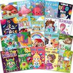 Elfew 20 Pack Small Colouring Books