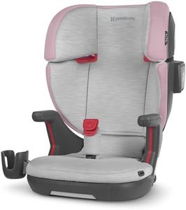 UPPAbaby Alta V2 High Back Booster Seat/Seven-Position, Active Support Headrest for Growing Children/SecureFit Integrated Belt Guide + Positioner/Cup Holder Included/Iris (Grey Mélange/Lavender)
