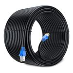 Aurum Cables CAT6 300 ft Outdoor waterproof - CCA - Direct Burial Ethernet Network Cable with Crimp Tool - 550 Mhz