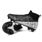 Soccer Cleats Kids Boys Girls Football Cleats Zapatos de Futbol Outdoor Soccer Shoes Tacos de Futbol Para Niños Youth Baseball Cleats Professional Training Football Shoes Turf High Top Football Boots