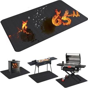 Demiwise 65X48in Grill Mats for Outdoor Grill,Fits Most Grills, Smokers, Griddles and Outdoor Charcoal, Flat Top,Deck and Patio Protector