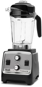 HANS Problend-M® 2500 Watts Commercial Blender, Big 3 Liter Low-Profile Jar, Heavy Duty Professional Machine, Speed & Timer control with Pulse Functions, High Power & Speed Blender, 100% Copper Motor