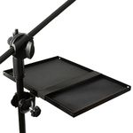 Large Microphone Stand Rack Tray Mic Stand Tray Holder- For Stage/Studio/Classroom - 13 x 9" NEW VERSION STAND NOT INCLUDED