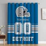 Custom Detroit Curtains, Personaliz