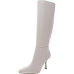 Marc Fisher Womens DRESSY TALL Knee-High Boots Beige 5.5 Medium (B,M)