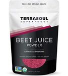 Terrasoul Superfoods Organic Beet Juice Powder, 4 Oz - Grown In USA | Concentrated Beet Juice Crystals | Energy & Stamina...
