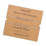 Morse Code Bracelets for Women Aunt