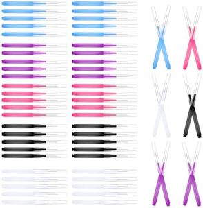 50 microcepillos de cejas, cepillo portátil para laminación de cejas, cepillo de pestañas, cepillo de cejas, cepillo de cejas, herramientas de elevación de pestañas para cejas, herramienta de