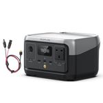 EF ECOFLOW RIVER 2 256Wh Portable Power Station with XT60 Cable, Solar Generator with LiFeP04, up to 600 W Power, Quick Charge in 1 Hour, Balcony Power for Camping/Emergency Power/Motorhomes/Home