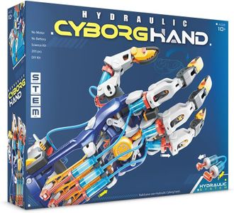 CONSTRUCT & CREATE Hydraulic Cyborg Hand Kit – STEM Robotics Toy