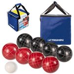 Triumph Sports USA 35-7103 Advanced Bocce Set, 100mm
