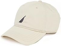 Nautica Men's Classic Logo Adjustable Baseball Cap Hat, Oat, One Size