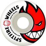 Spitfire Bighead Skateboard Wheels - Set of 4, unisex, red, 52 mm