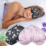 ZINGTERRA Weighted Lavender Eye Mask for Sleeping, Yoga, Meditation, Self Care 2 Pack