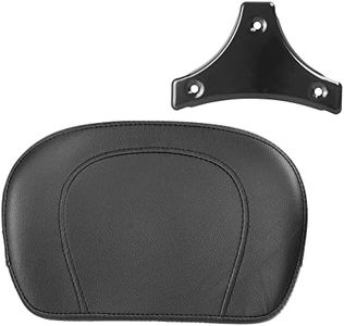 SWESGI Black Sissy Bar Passenger Backrest Pad fits for Harley Davidson HD Touring Model 1997-2022(P/N 52300324, 52627-09, 54247-09, 52933-97b,52805-97B,52723-06,5230057,52300258)