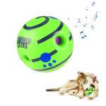 Radsocken Dogs Giggle Balls, 11cm Interactive Dog Ball Toy, 5inch Dog Squeaky Toys with Unique Sounds Dental Health Chew Toy for Dog Puppy Training