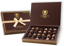 Carian’s Bistro Chocolatier Assorted Dark Chocolate Candy/Praline Truffles Signature Gift Box - Birthday, Anniversary Boyfriend Gifts for Women - Party Favors (24 Count)