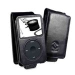 TUFF LUV Personalised Napa Leather Case Cover Compatible With iPod Classic (80GB / 120GB) - Black