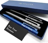 MESMOS Personalized Pen Set for Men, Custom Pens, Ballpoint Customized Pens, Engraved Pen, Lapiceros Personalizados, Bolígrafos Personalizados, Plumas Personalizadas, German-Made Ink, Swiss-Made Nib