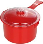 Easycook NS613R Easy Cook Polly Carbonate Non-Staining Microwave Sauce Pan and Lid, Red