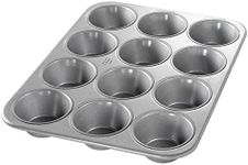 Chicago Metallic 43695 Glazed 12-Cavity Pecan Roll/Large Muffin Pan