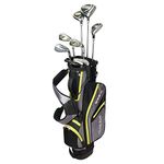Young Gun SGS X Ace Junior Golf Clubs Set with Bag, Left Hand, Green Ages 12-14