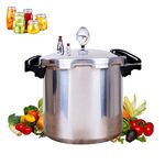 22 Quart Pressure Canner Cooker & Induction Compatible Built-in luxury digital pressure gauge With 1 steaming tray & | Delivery from US