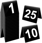 25 Pieces Table Numbers 1-25, Doubl