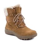 Bare Traps Womens Aero Leather Round Toe Ankle Cold Weather, Whiskey, Size 7.5 US / 5.5 UK US