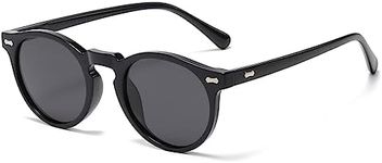 LJCZKA Small Retro Round Polarized 