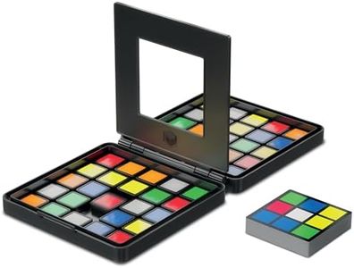 RUBIK'S RACE VERSION VOYAGE - Jeu Casse-Tête Coloré Rubik's - Jeu société Classique 3X3 - Stratégie Ultime face à face - Jeu pour 2 joueurs - Facile À Transporter - 6063172 - Jouet Enfant 7 Ans et +