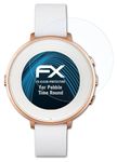 atFoliX Screen Protection Film compatible with Pebble Time Round Screen Protector, ultra-clear FX Protective Film (3X)