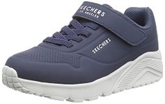 Skechers Boy's Uno Lite Vendox Sneaker, Navy, 3.5 UK