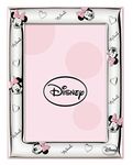 VALENTI & CO. Disney Baby Minnie Mouse Silver Table Photo Frame for Baby and Girl