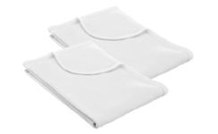 American Baby Company 100% Cotton Thermal Blanket, White, 2 Count