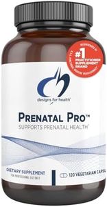 Designs for Health Prenatal Pro Methylated Multivitamin for Women - Prenatal Vitamins with Iron, A, D, E + Vitamin K with Methylated Folate, Calcium Magnesium Zinc for Nursing + Postpartum (120 Caps)