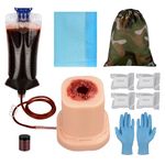 Gunshot Wound Packing Trainer Kit, Stop The Bleed Training Kit, Bleed Control Kit for Medical Classes