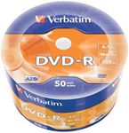 Verbatim 43788" DVD-R 4.7GB 16x 50er Wrap Spindle Silver