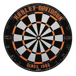 HARLEY-DAVIDSON Legend Tournament Dartboard - Black & Orange, 18 in. 61985