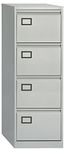 Office Hippo Bisley 4-Drawer Contract Steel Filing Cabinet - Goose Grey