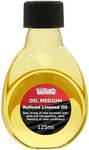 U.S. Art Supply Refined Linseed Oil, 125ml / 4.2 Fluid Ounce Container